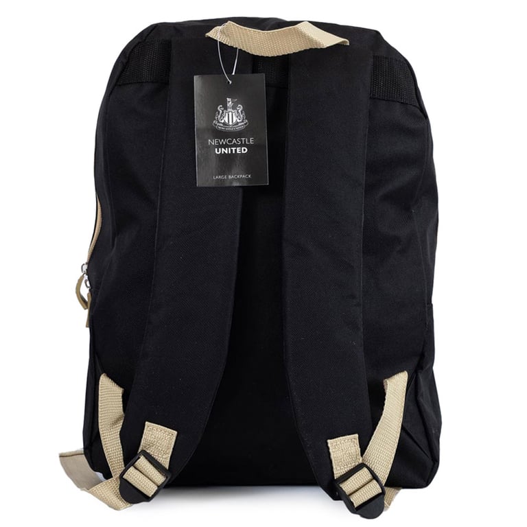 Newcastle United FC Stripe Adjustable Backpack with Double Zipped Main Compartment