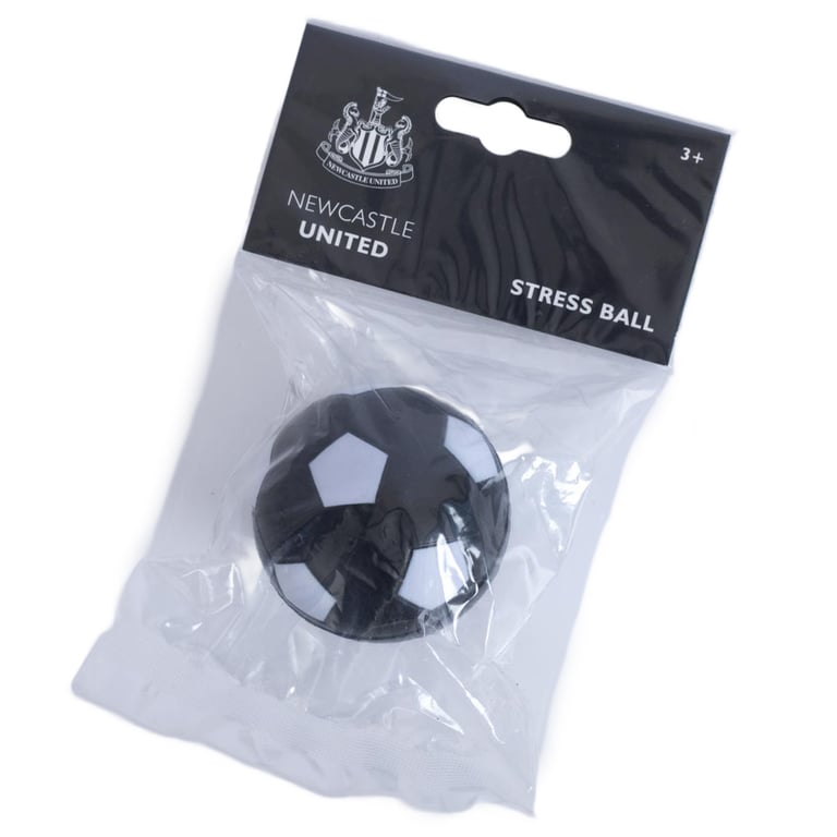 Newcastle United FC Official Stress Ball - Classic Football Design PU Foam Made