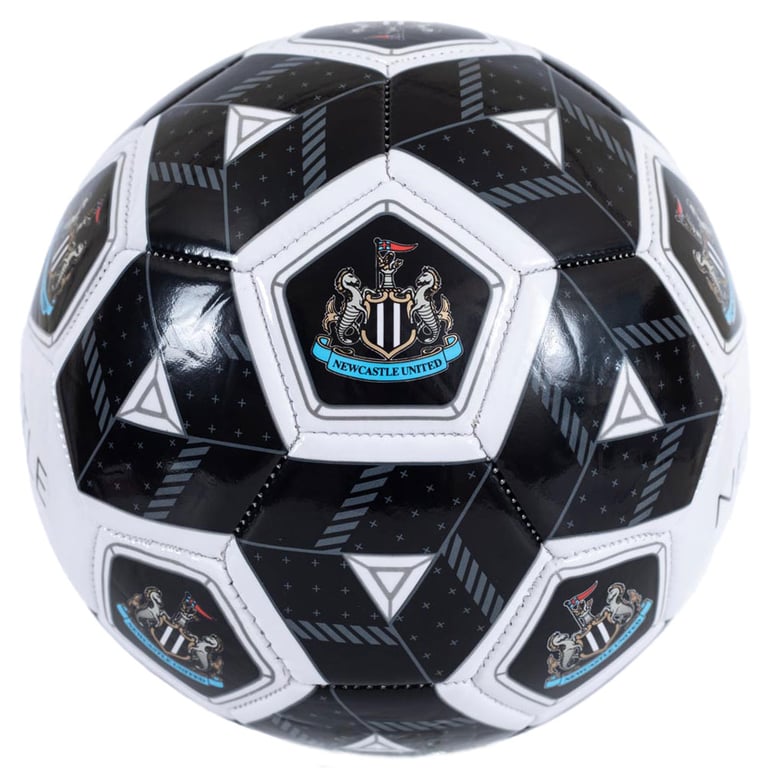 Newcastle United FC Hexagonal PVC Panel Football for Kids - Official Club Ball