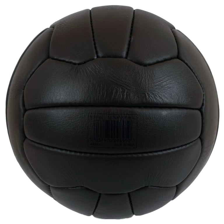 Newcastle United FC Genuine Leather Retro Heritage Football - 18 Panel Ball