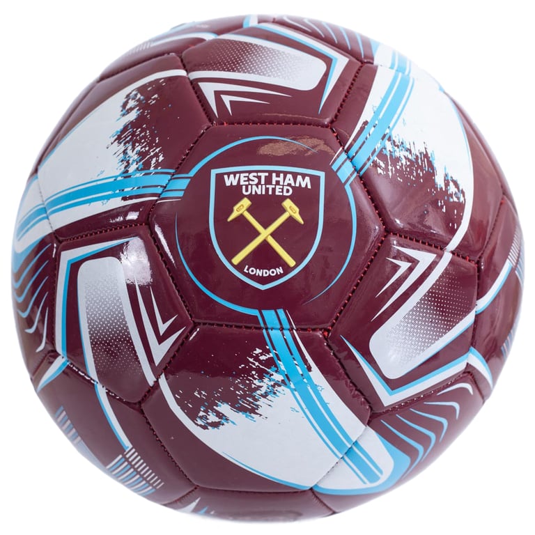 West Ham United FC Turbine Design 32 Panel PVC Football - Adult Size