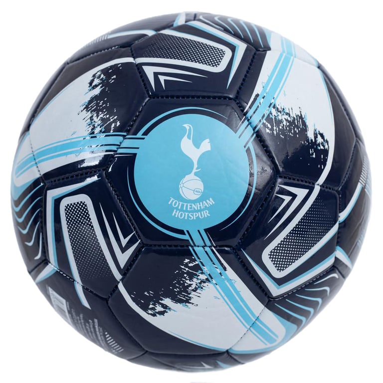 Tottenham Hotspur FC Turbine Football - 32 Panel PVC Ball with Full Colour Spurs Crests