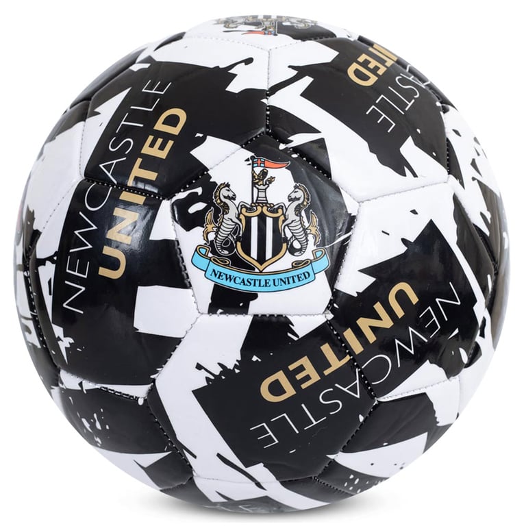 Newcastle United FC Graffiti Design 26-Panel PVC Football Ball