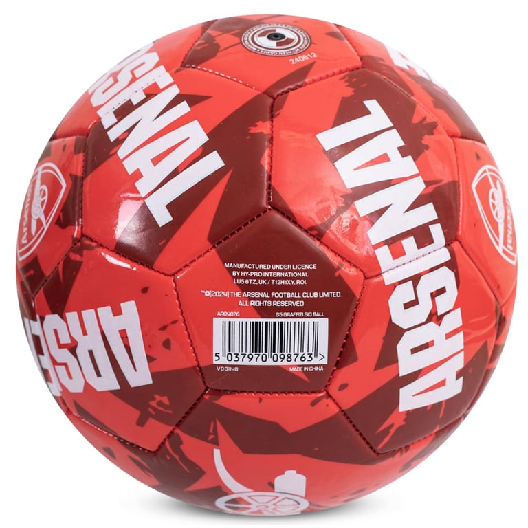 Arsenal FC Graffiti Design 26-Panel PVC Football