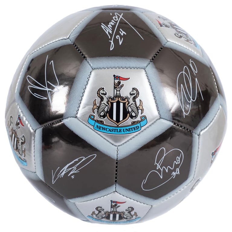 Newcastle United FC Sig 26 Panel High Spec Synthetic Football - Official Player Signature Edition