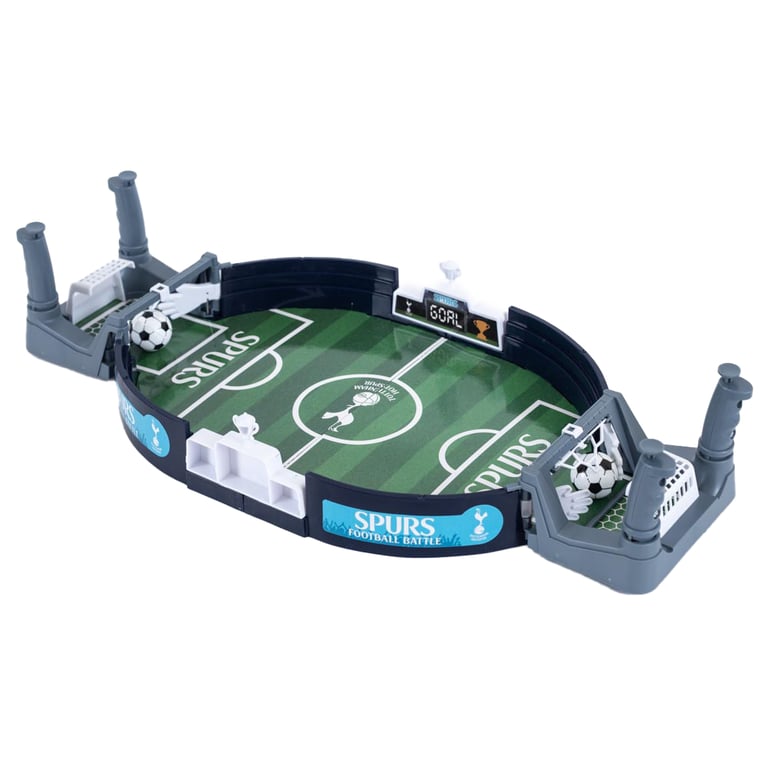 Tottenham Hotspur FC Mini Football Game - 2 Player Table Top Set with Sliding Score Indicator