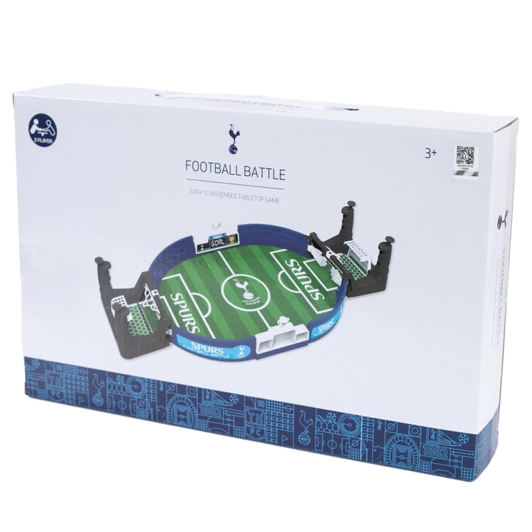 Tottenham Hotspur FC Mini Football Game - 2 Player Table Top Set with Sliding Score Indicator