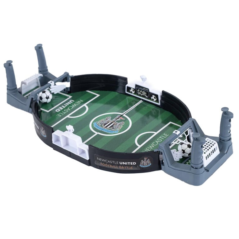 Newcastle United FC Branded Tabletop Football Game - 2 Player, Easy Assemble, Score Indicator