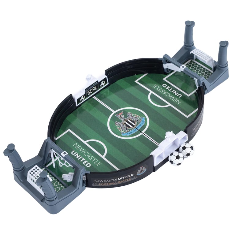 Newcastle United FC Branded Tabletop Football Game - 2 Player, Easy Assemble, Score Indicator