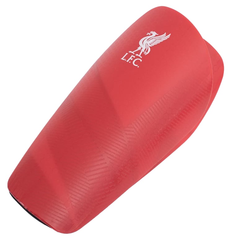 Liverpool FC Youth Shin Guards - Red Fuse Design with Padded Interior Protection