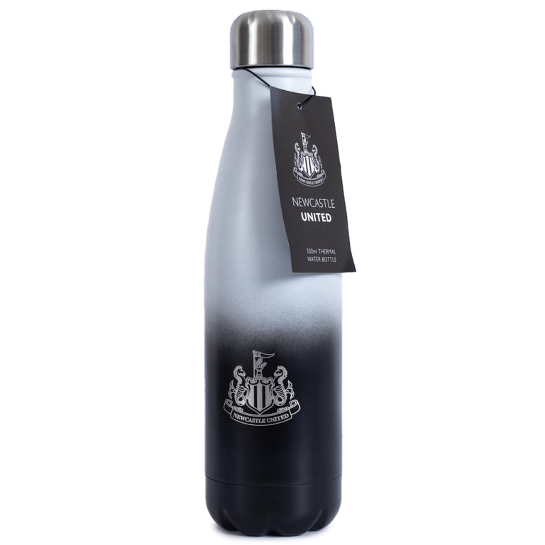 Newcastle United FC Stainless Steel Thermal Flask - 24hr Temperature Retention & Screw Top Lid