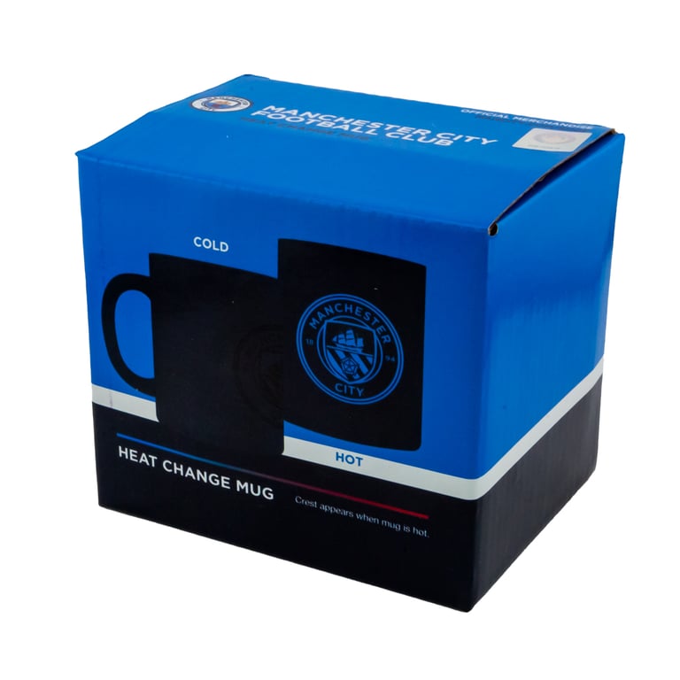 Manchester City FC Heat Changing Ceramic Coffee Mug - Hot Liquid Activated Design