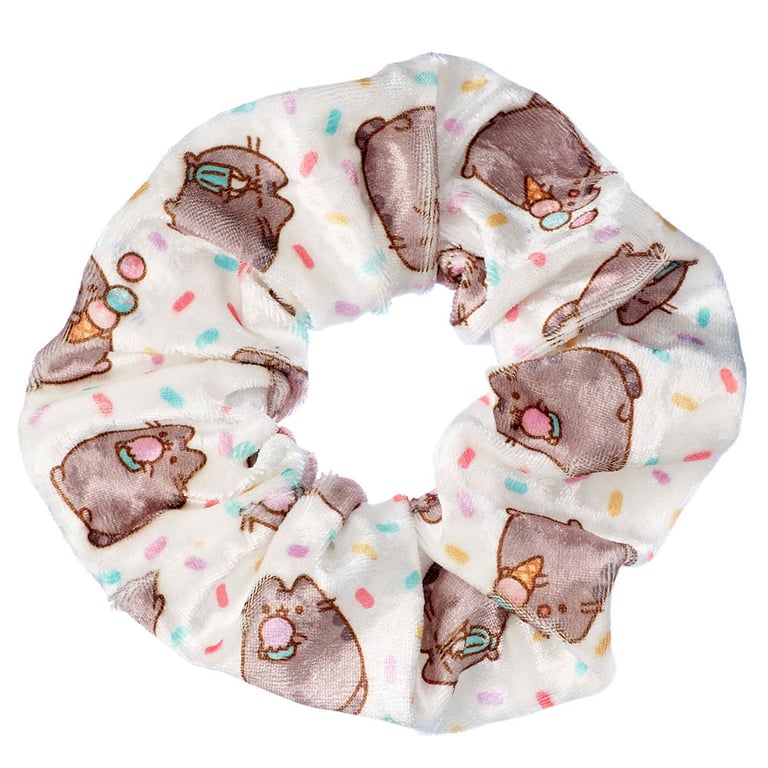 Pusheen Colourful Satin Ice Cream Hair Scrunchie