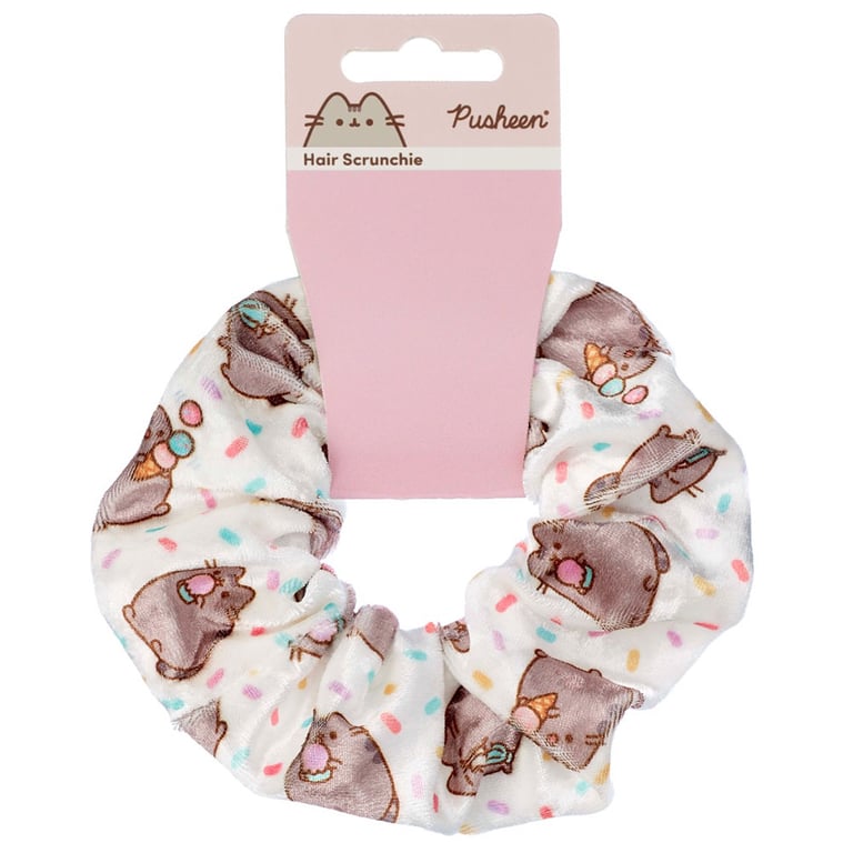 Pusheen Colourful Satin Ice Cream Hair Scrunchie