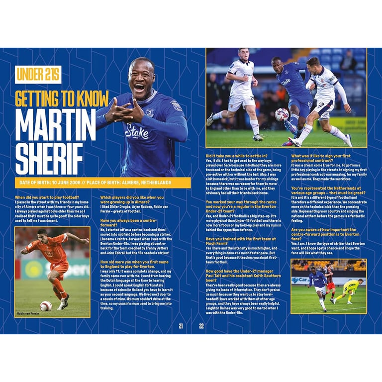 Everton FC Official Annual 2025 - Team Profiles, History & Puzzles Included