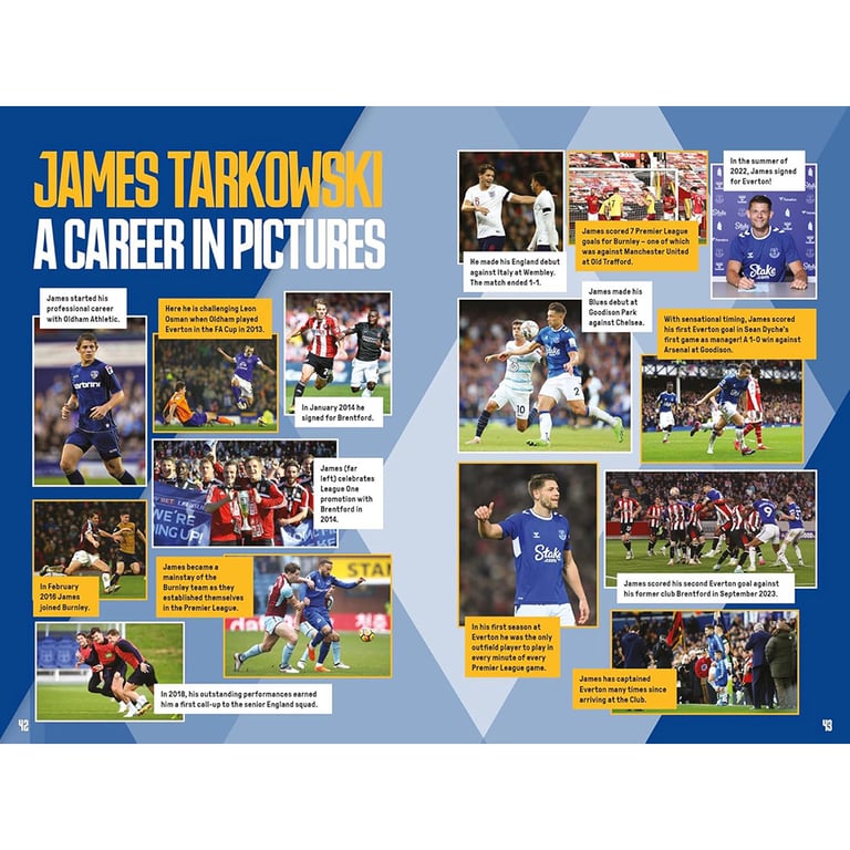 Everton FC Official Annual 2025 - Team Profiles, History & Puzzles Included
