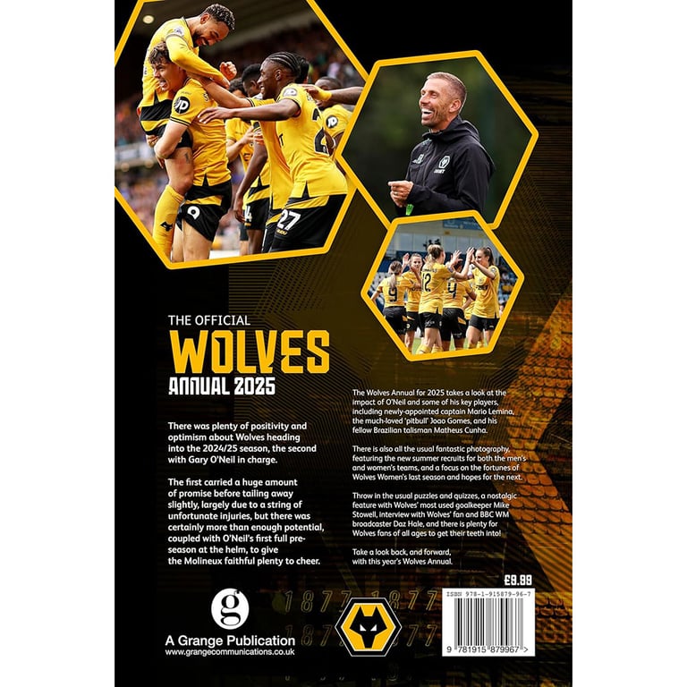 Wolverhampton Wanderers FC Annual 2025: Official Club History and Team Profiles Magazine