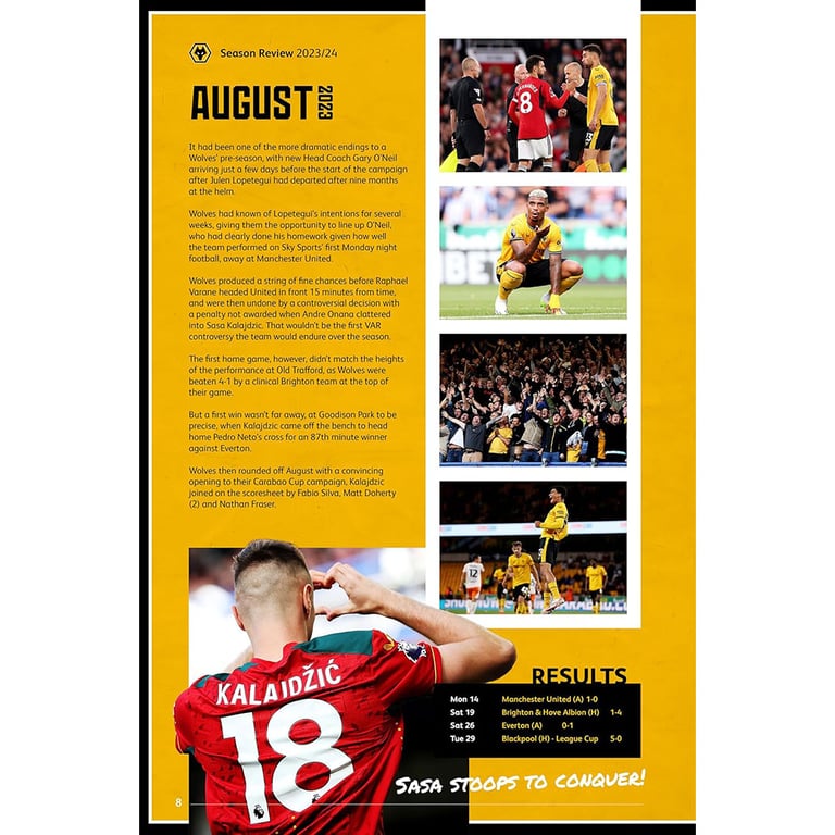 Wolverhampton Wanderers FC Annual 2025: Official Club History and Team Profiles Magazine