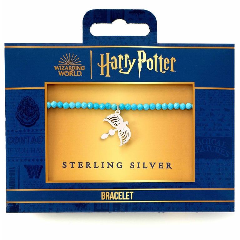 Turquoise Stone Diadem Sterling Silver Harry Potter Charm Bracelet