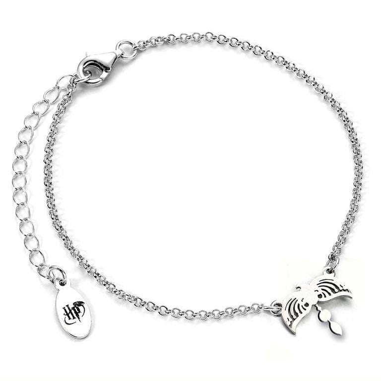 Harry Potter Sterling Silver Diadem Link Chain Charm Bracelet for Women