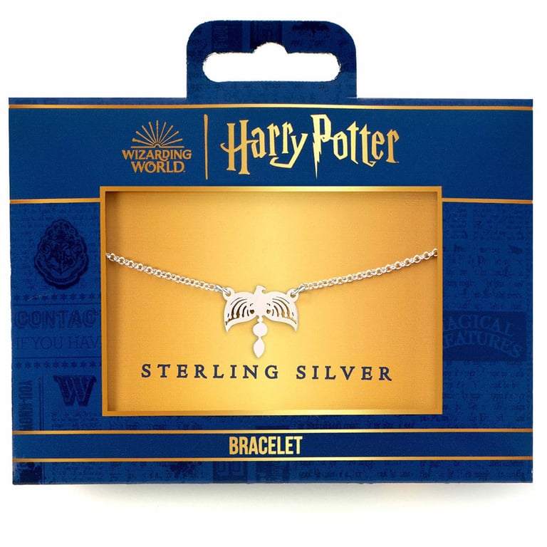 Harry Potter Sterling Silver Diadem Link Chain Charm Bracelet for Women