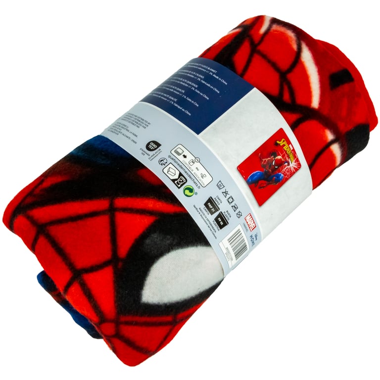 Spider-Man Red Polyester Fleece Blanket - Web Slinging Home Decor
