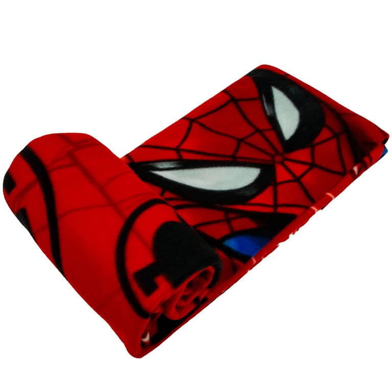 Spider-Man Red Polyester Fleece Blanket - Web Slinging Home Decor