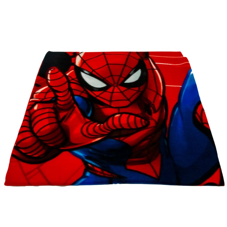 Spider-Man Red Polyester Fleece Blanket - Web Slinging Home Decor