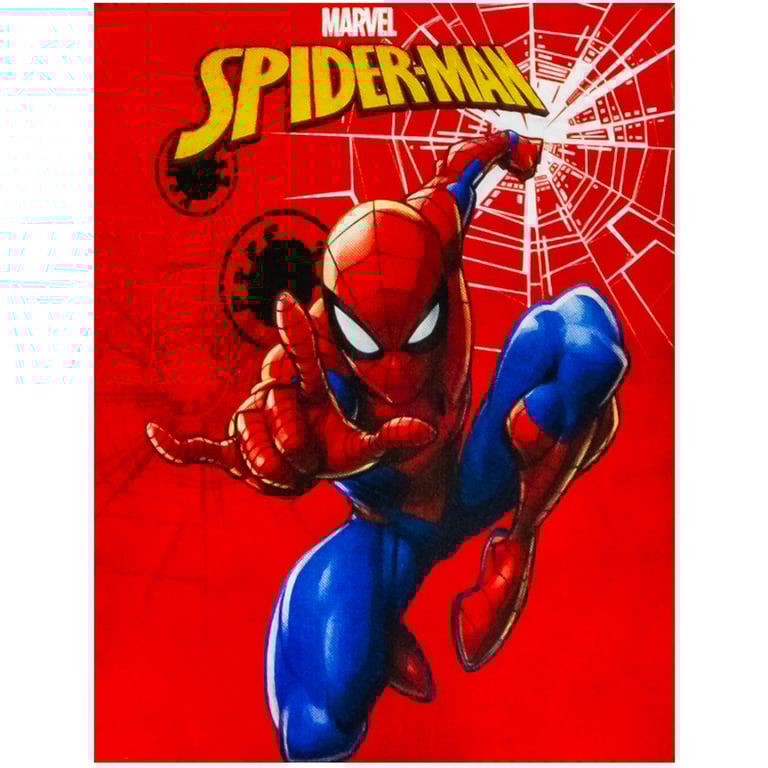 Spider-Man Red Polyester Fleece Blanket - Web Slinging Home Decor