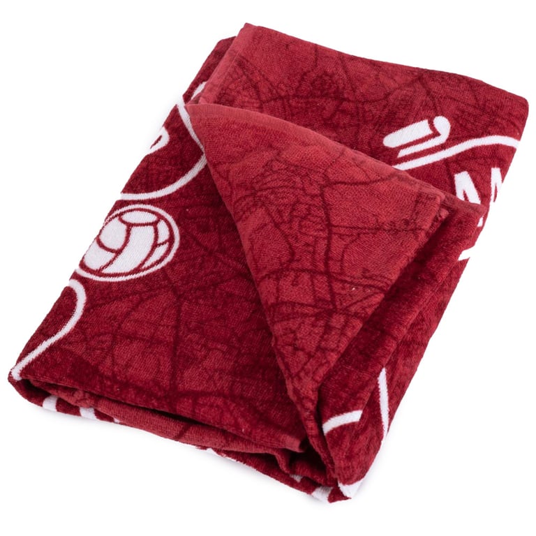 Manchester United FC Identity 100 Cotton Velour Beach Towel