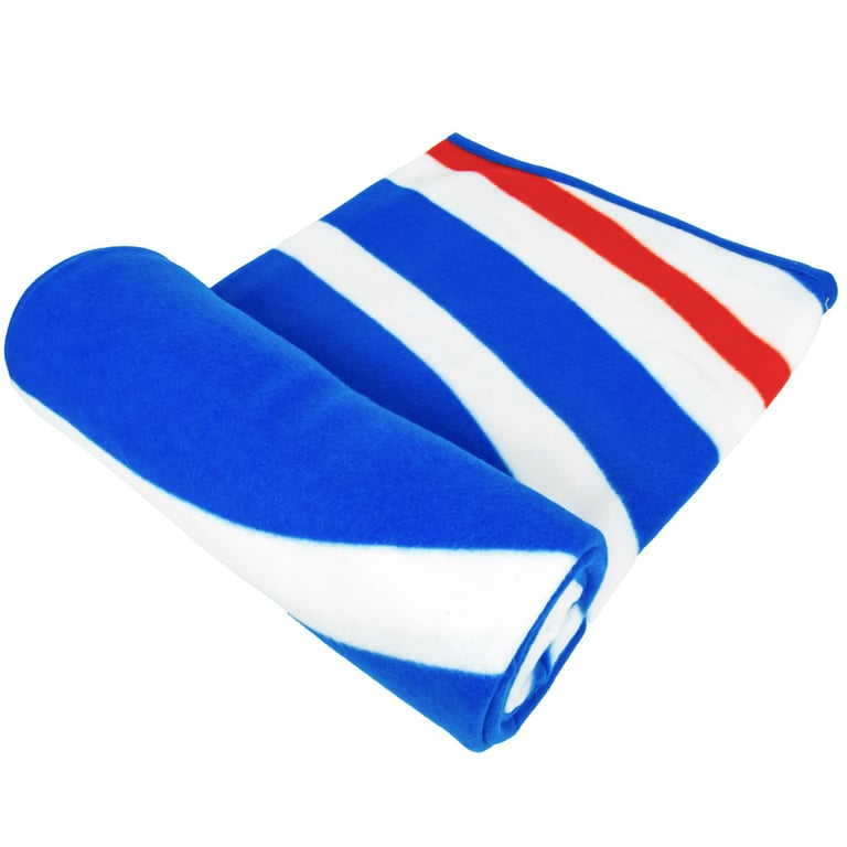 Rangers FC Royal Blue Pulse Fleece Club Crest Blanket