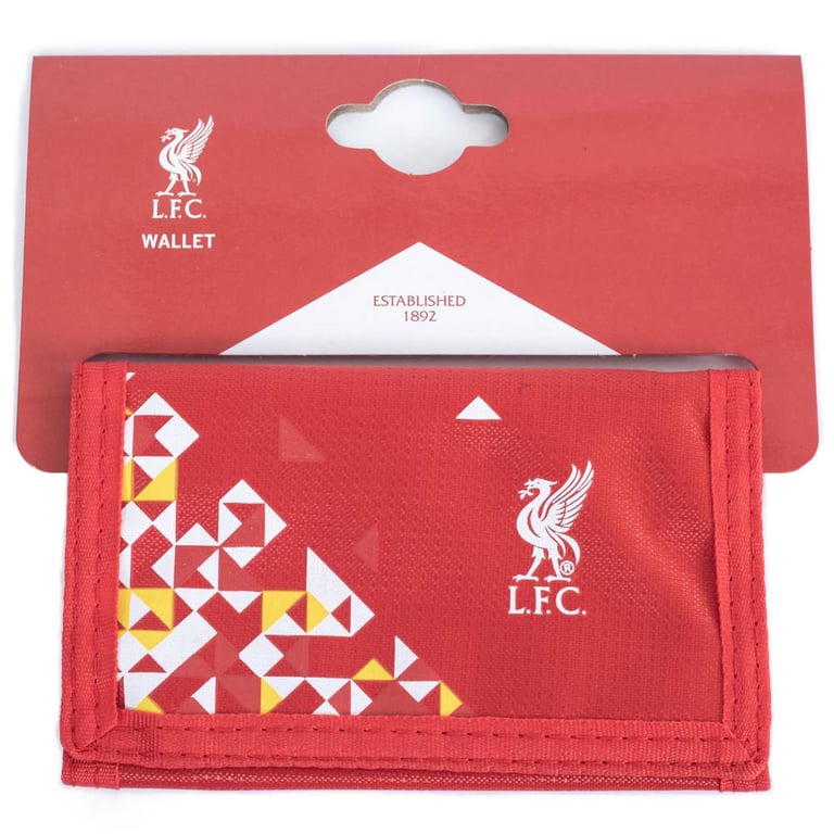 Liverpool FC Particle Wallet - Club Crest Design with 5 Compartments and Zipped Pocket