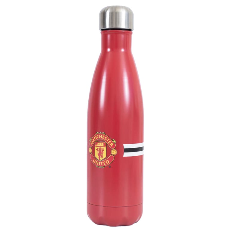 Manchester United FC Core Stripe 24hr Thermal Vacuum Flask