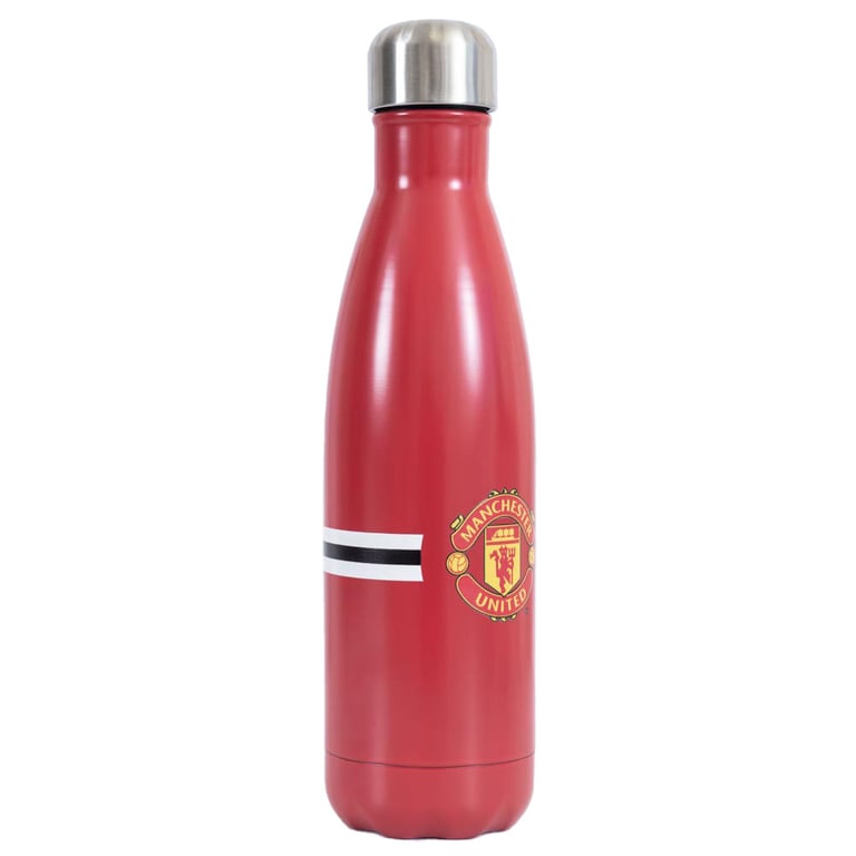 Manchester United FC Core Stripe 24hr Thermal Vacuum Flask