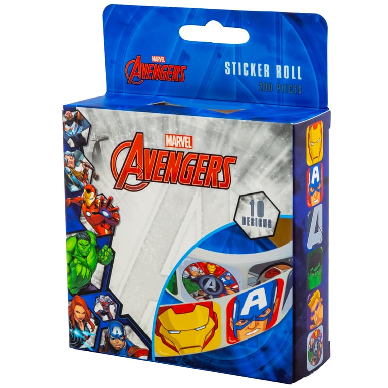 Avengers 200pc Marvel Superhero Sticker Collection Box
