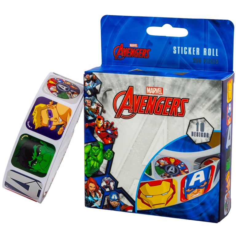 Avengers 200pc Marvel Superhero Sticker Collection Box