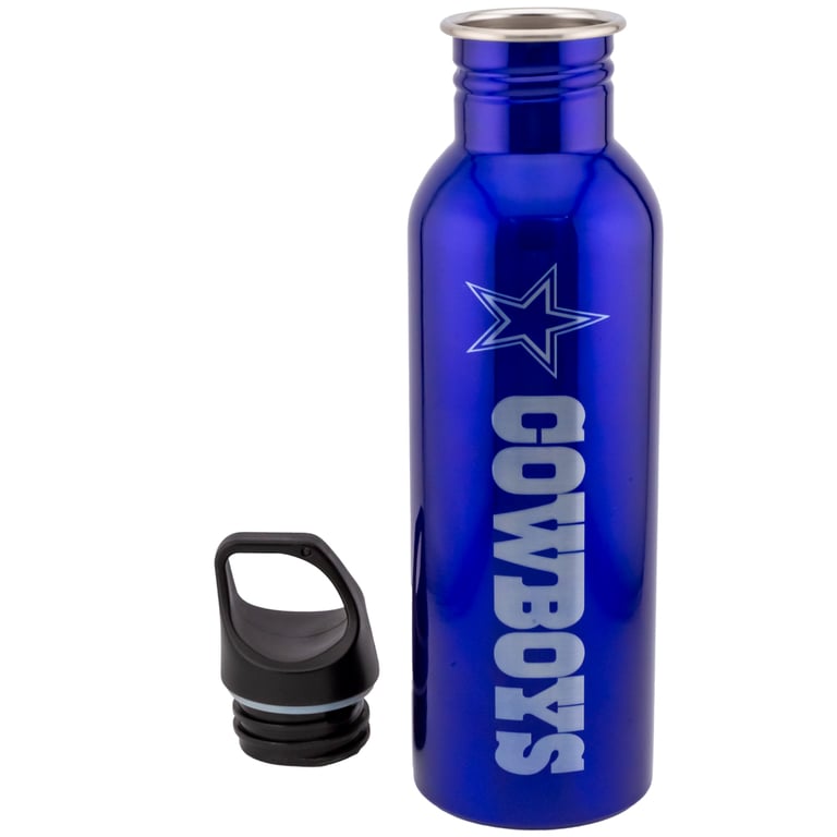 New York Giants Stainless Steel 750ml Canteen Water Bottle - Vibrant Blue Finish