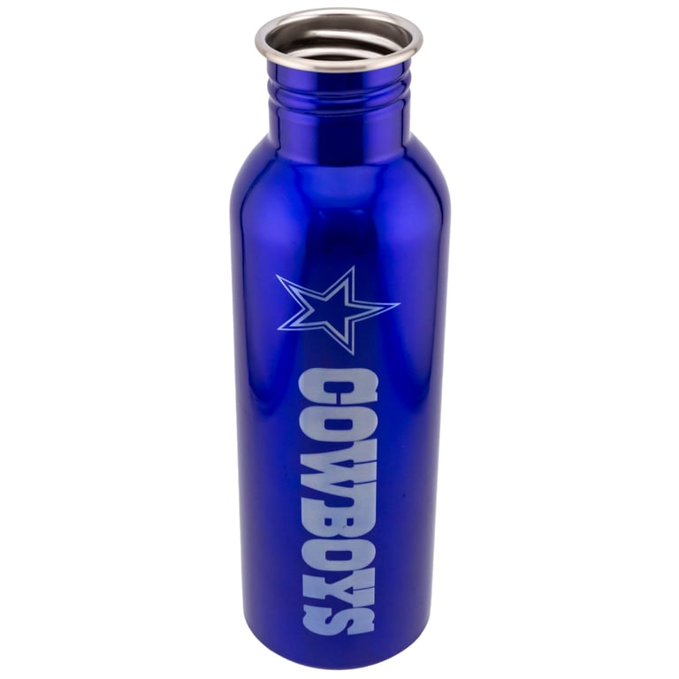 New York Giants Stainless Steel 750ml Canteen Water Bottle - Vibrant Blue Finish