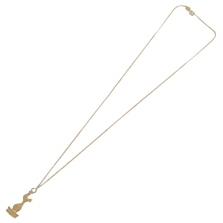 Tottenham Hotspur FC 18ct Gold Plated Sterling Silver Pendant & Chain Necklace