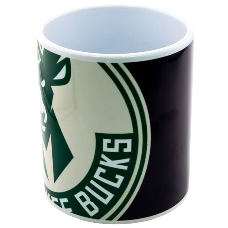 Milwaukee Bucks Cropped Logo Ceramic Coffee Mug