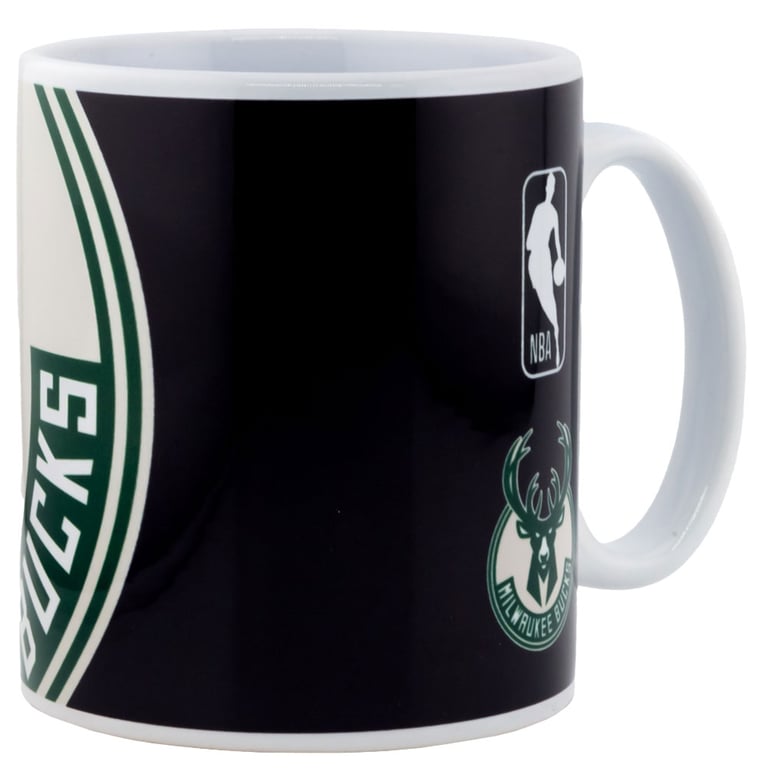 Milwaukee Bucks Cropped Logo Ceramic Coffee Mug