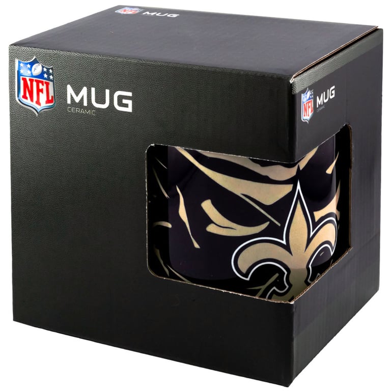 New Orleans Saints Camo Logo Ceramic Coffee Mug