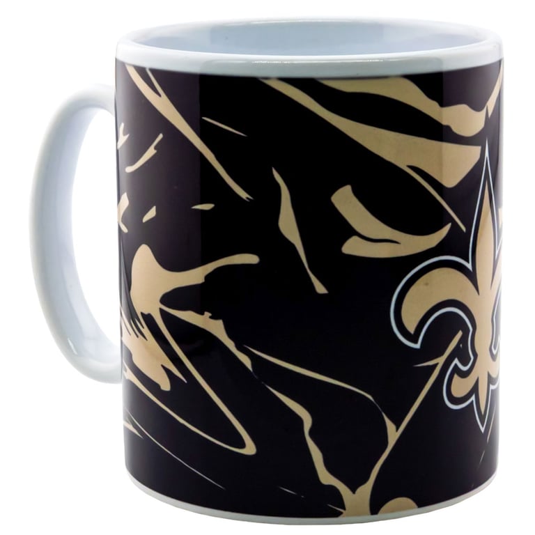 New Orleans Saints Camo Logo Ceramic Coffee Mug