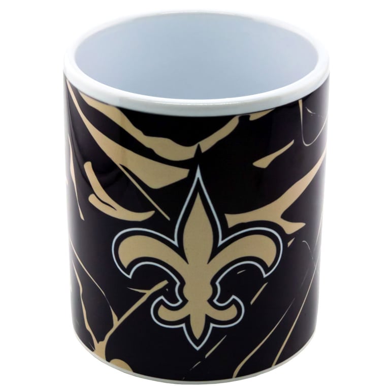 New Orleans Saints Camo Logo Ceramic Coffee Mug