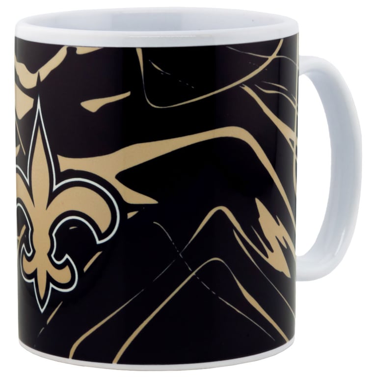 New Orleans Saints Camo Logo Ceramic Coffee Mug