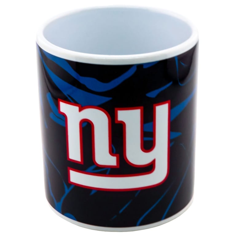 New York Giants Camo Ceramic Logo Mug with White Handle