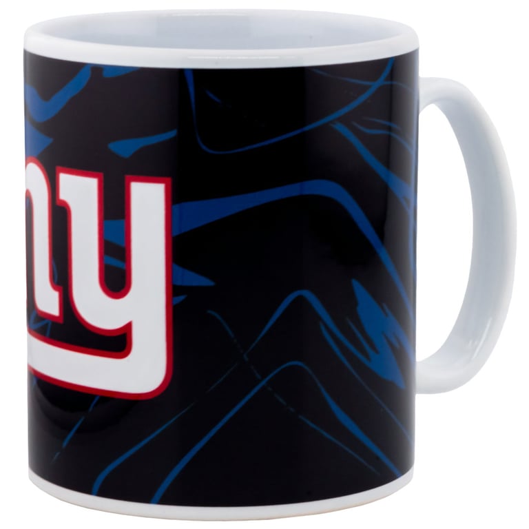 New York Giants Camo Ceramic Logo Mug with White Handle