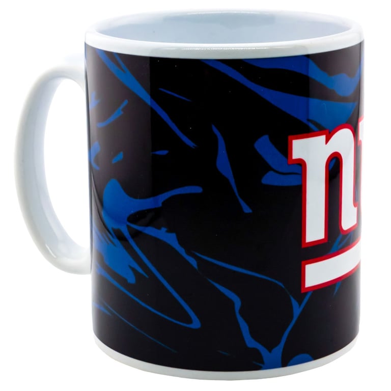New York Giants Camo Ceramic Logo Mug with White Handle