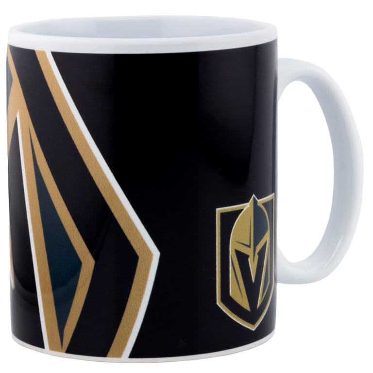 Vegas Golden Knights Ceramic Cropped Logo Mug - Official Team Logo Design