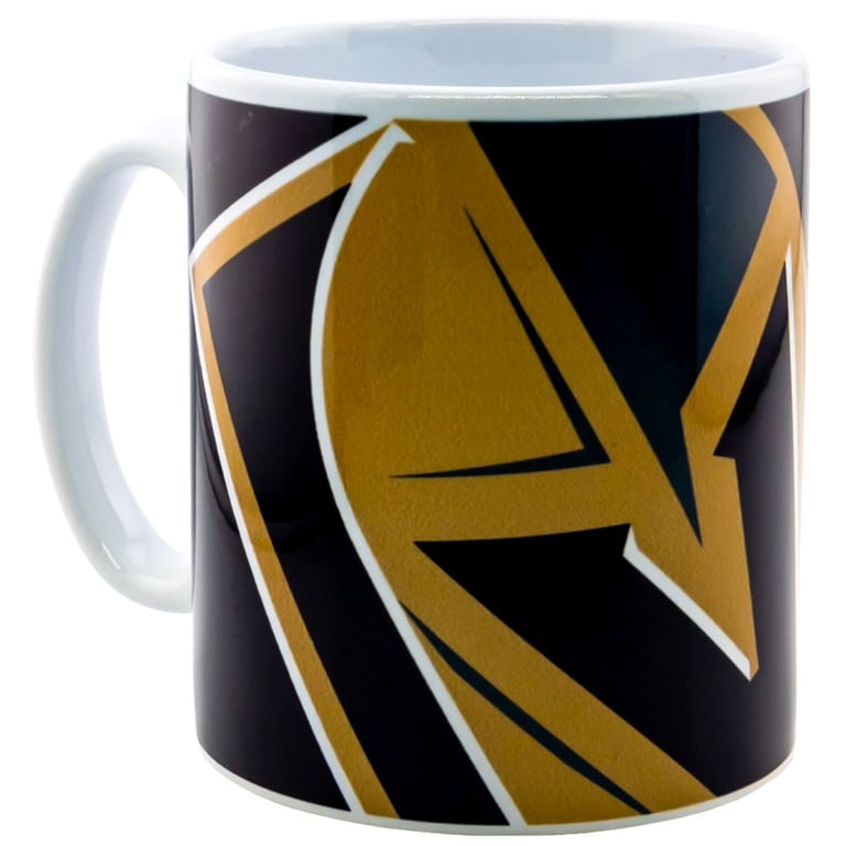 Vegas Golden Knights Ceramic Cropped Logo Mug - Official Team Logo Design